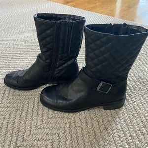 Black Aerosoles Mid-Calf Black Boots (Size 7)